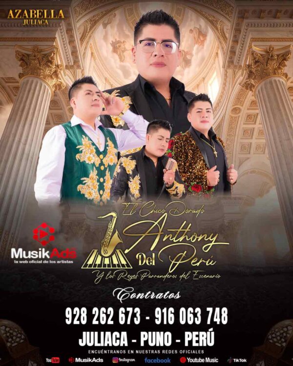 ANTHONY DEL PERÚ EL CHICO DORADO Y LOS REYES PARRANDEROS DEL ESCENARIO ®
