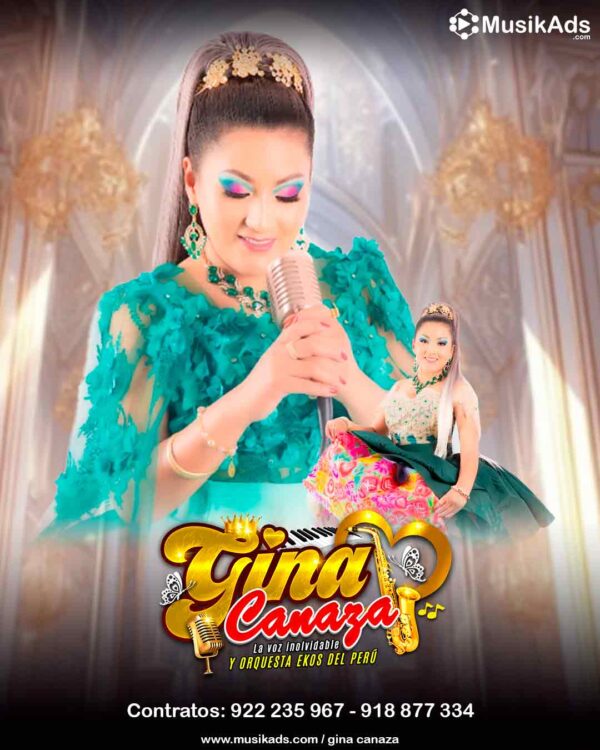 GINA CANAZA LA VOZ INOLVIDABLE Y ORQUESTA EKOS DEL PERÚ