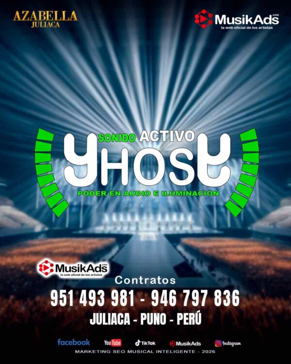 SONIDO Y LUCES ACTIVO YHOSY
